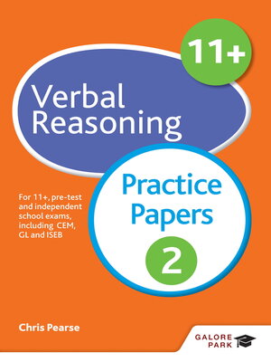 cover image of 11+ Verbal Reasoning Practice Papers 2